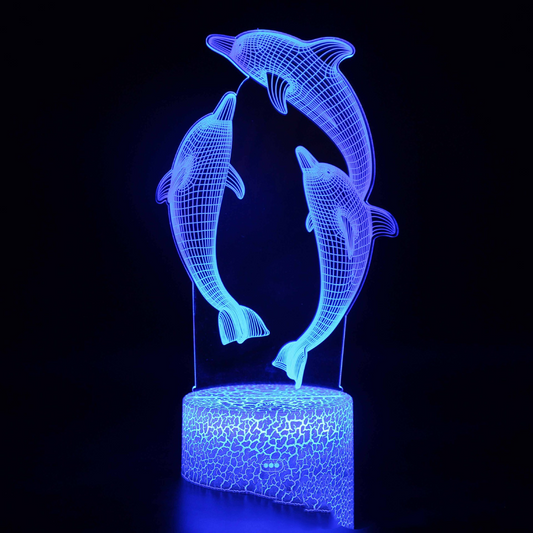 LED Delfin Trio (mit Fernbedienung)